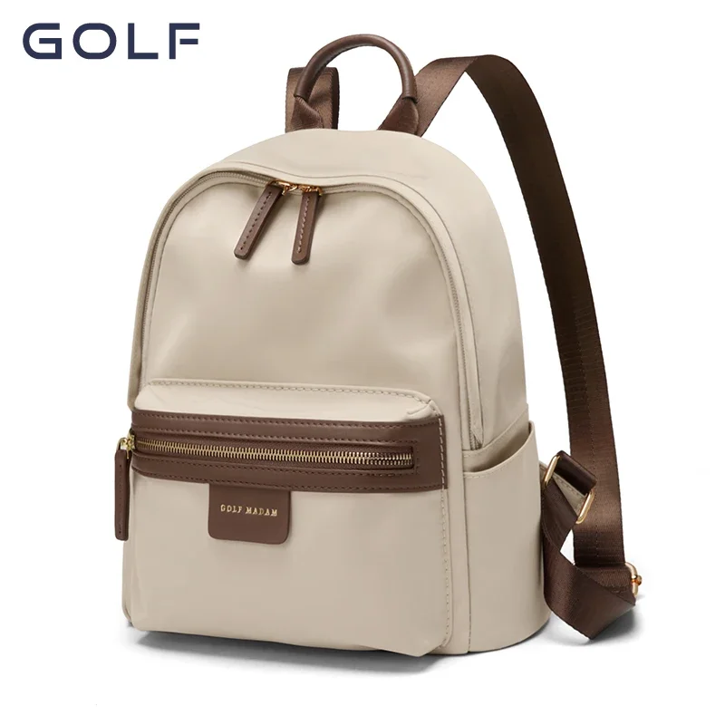 GOLF Small Backpacks for Women Anti Theft Zipper Backpack College Students School Commuting Female Bags for Women Trend 2024 2
