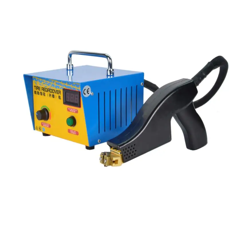 1000W Digital Tire Regroover Tire Rubber Engraving Machine Truck Car Rubber Tyres Grooving Electric Cutting power Machine