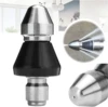 Cleaning machine high-pressure bullet nozzle municipal sewage pointed pipe dredging cleaning nozzle 4