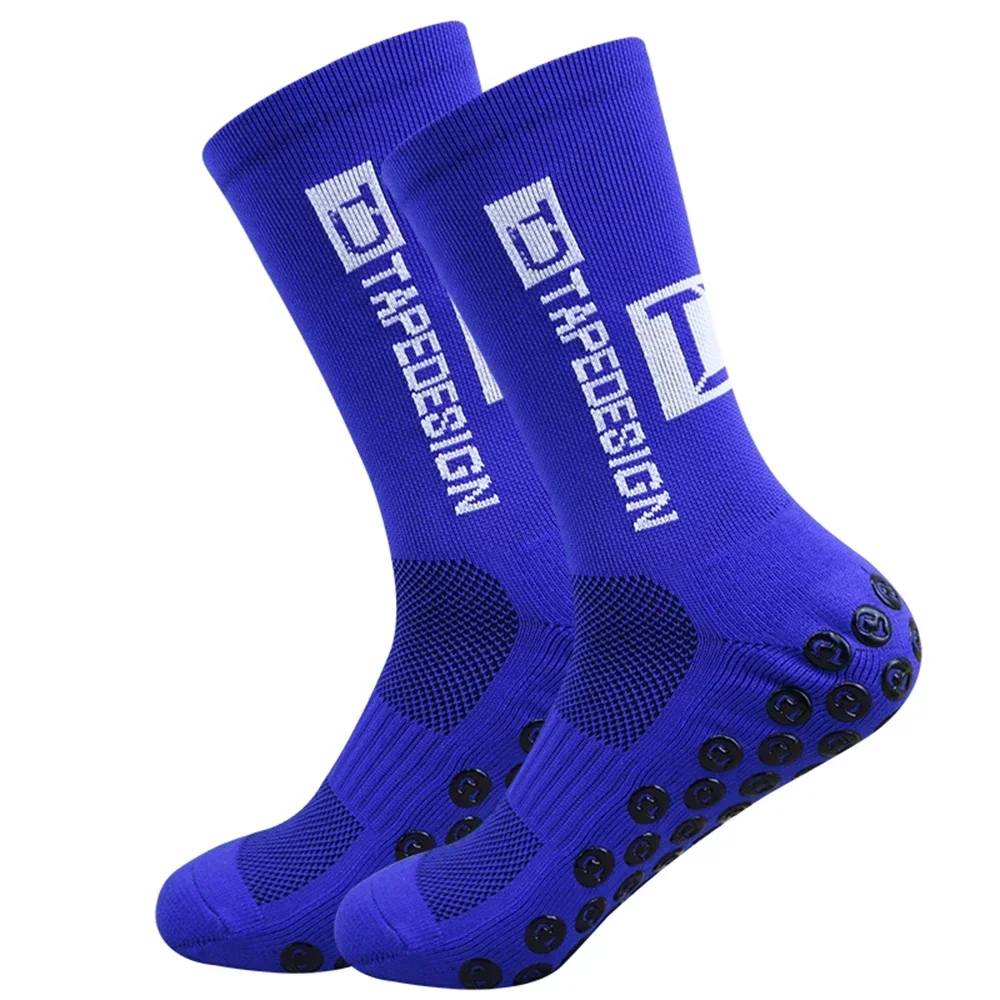 Men's Non-Slip Grip Athletic Socks - Ideal for Soccer, Football, Basketball & Cycling