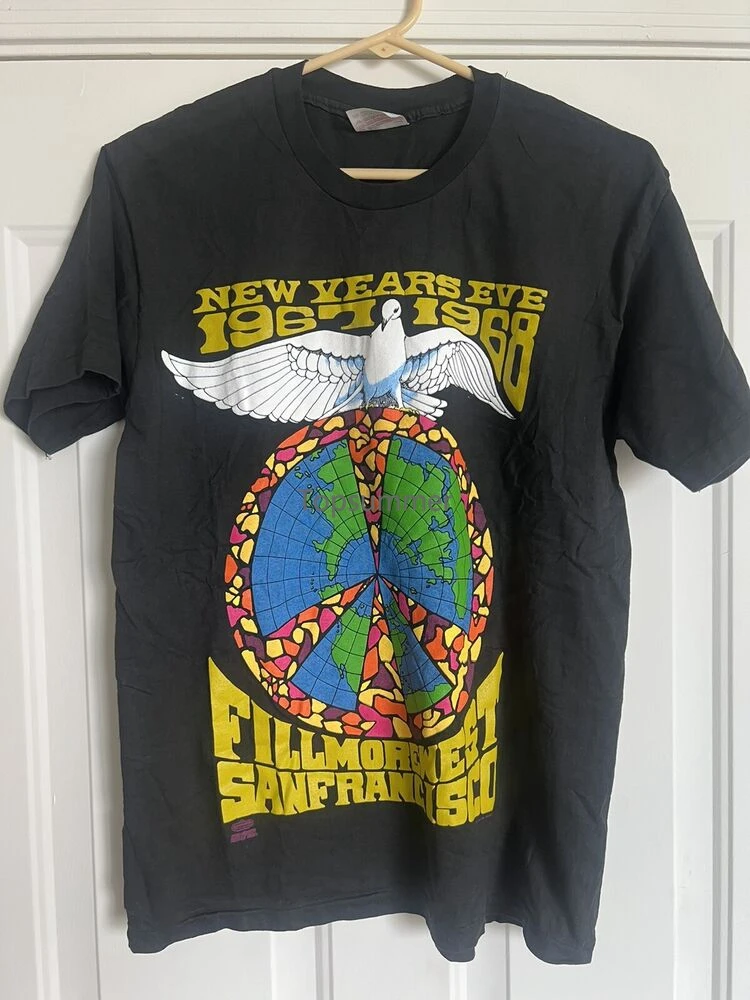 Vintage 80S Jasper Airplane Filmore Tee Zappa Grateful Dead