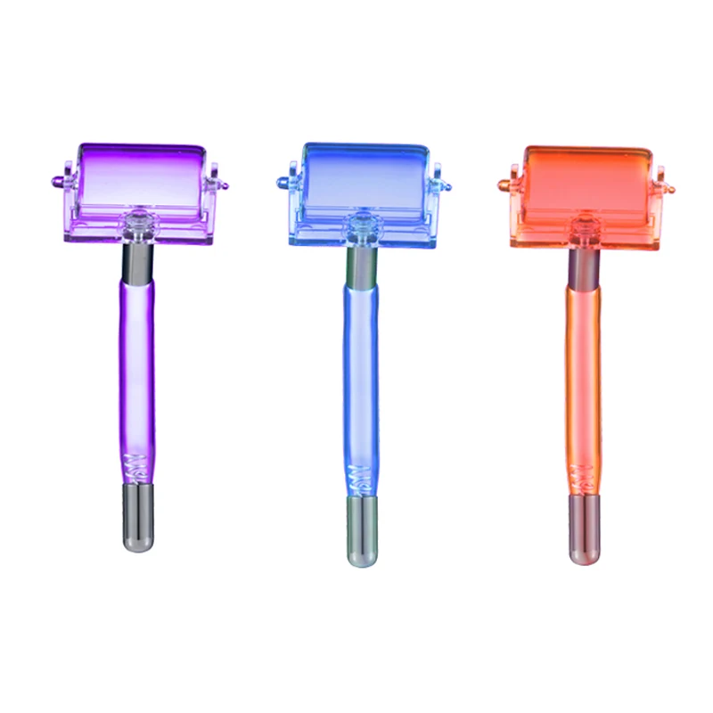 High Frequency Facial Roller Glass Tubes Electrodes Nozzles Replacement Acne Spot Remover High Frequency Wand Skin Care 3