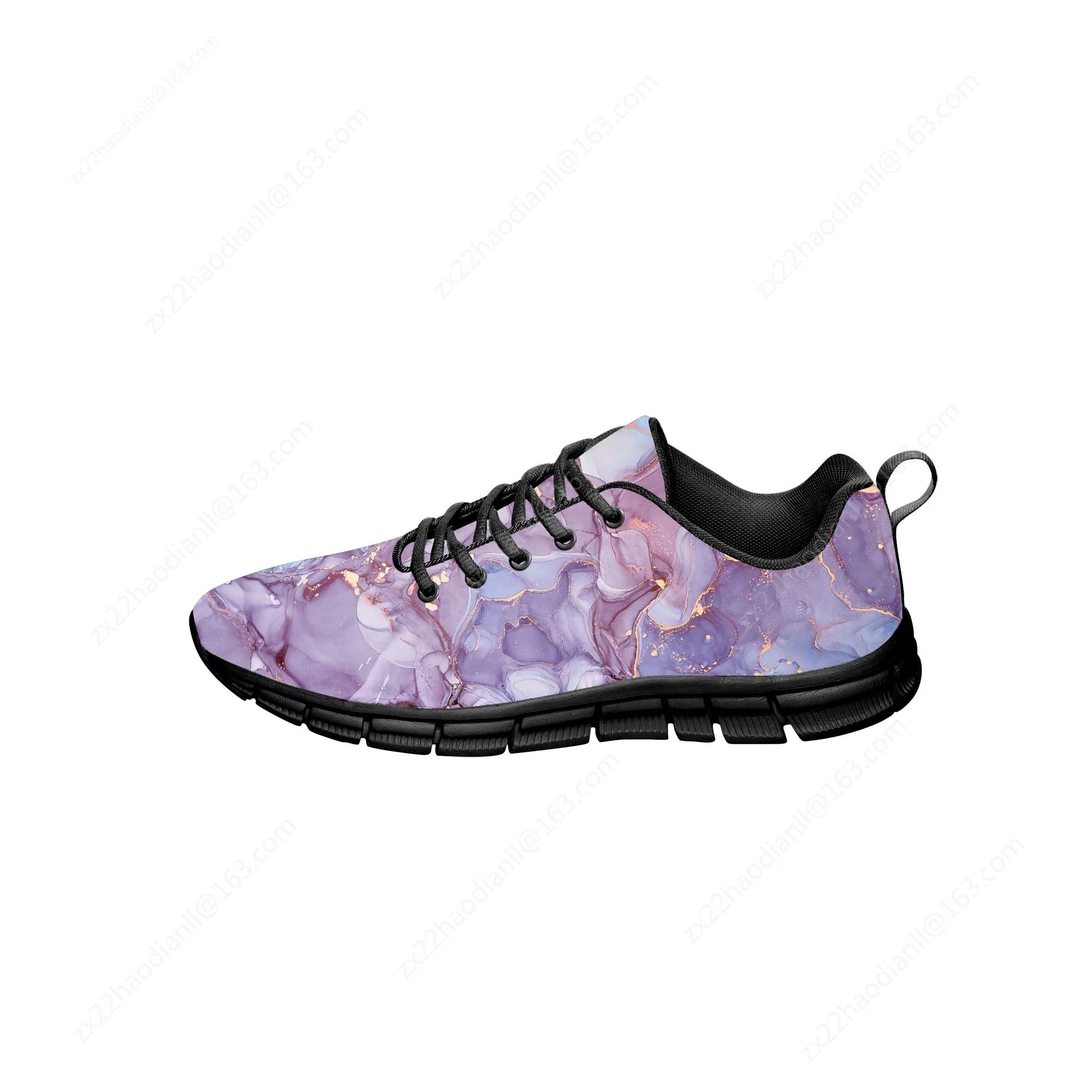 Colorful Marble Print Funny Hot Fashion Casual Sport Shoes Mens Womens Teenager Canvas Running 3D Printed Shoes Lightweight shoe