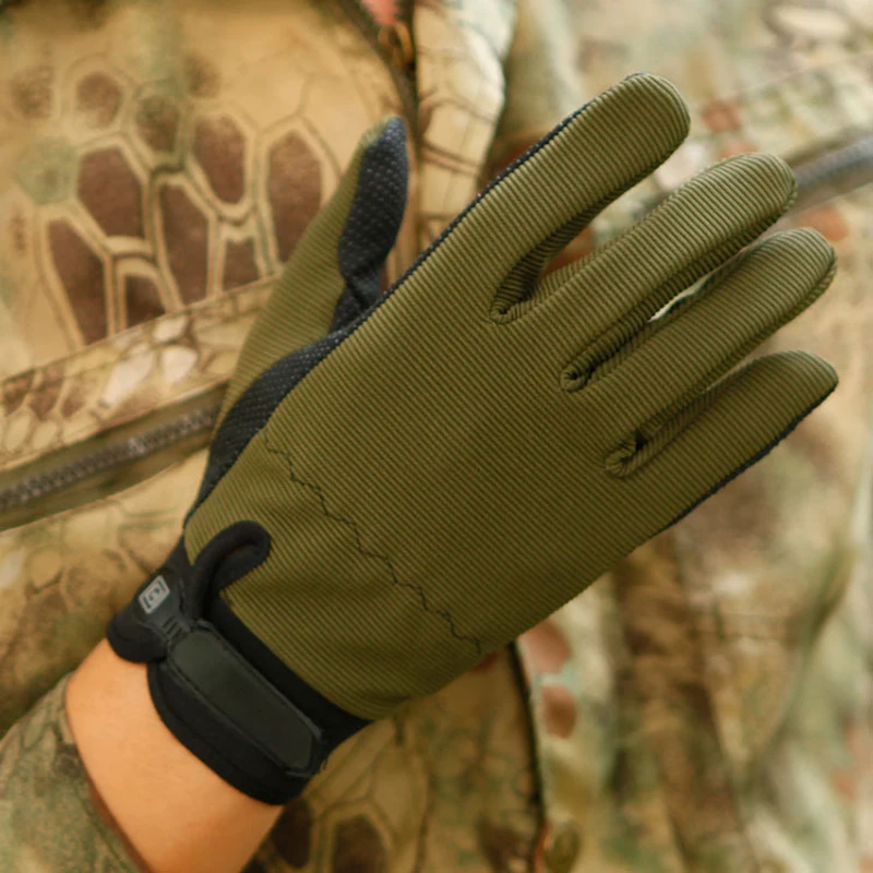 Outdoor Tactical Full Finger Gloves Military Camouflage Winter Men's Mittens Biker Combat Fishing Cycling Fingerless 