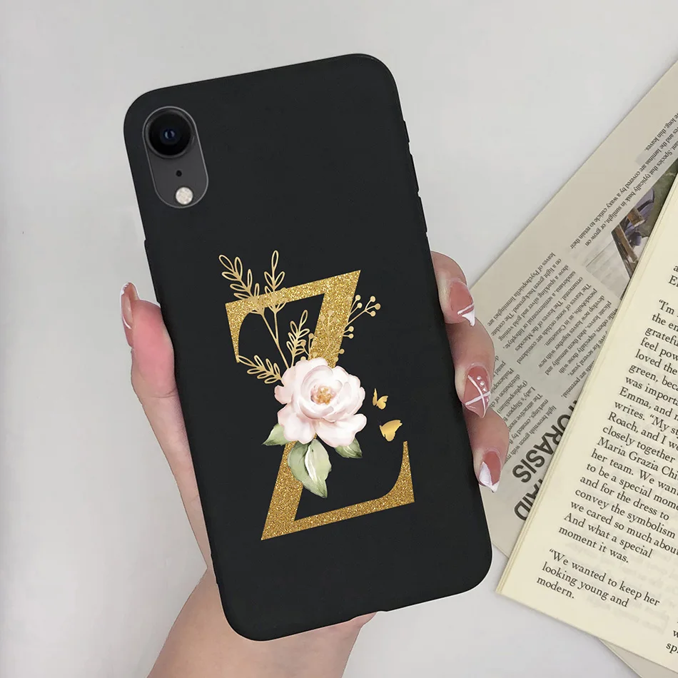 Cute Black Cat TPU Silicone Phone Case - Pretty Fashion Letters Design, Stylish Back Cover