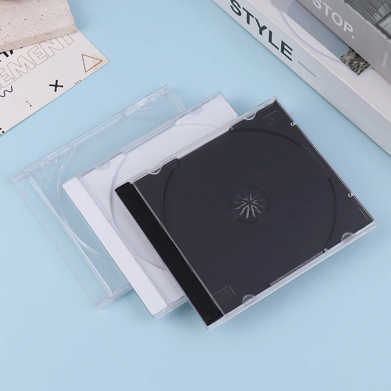 CD Storage Case Transparent Stand Acrylic Holders For CDs DVD Storage Holder Tool