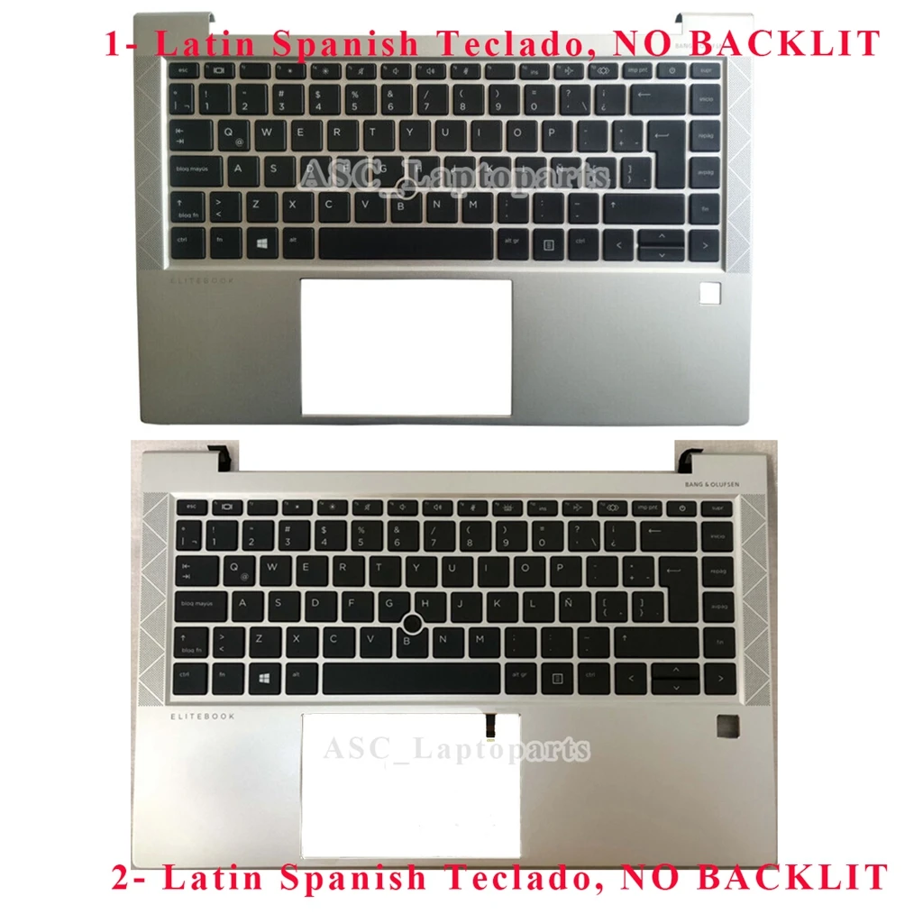 Nuova Tastiera Azerty Latin Spanish Teclado / French Claiver Per Hp Elitebook 745 G7 745 G8 840 G7 840 G8 Con Poggiapolsi