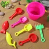 24 Pcs Sandbox Sand Sand Shovels for Watering Buckets Pails Kids Bath Toys Suits Plastic Child 2