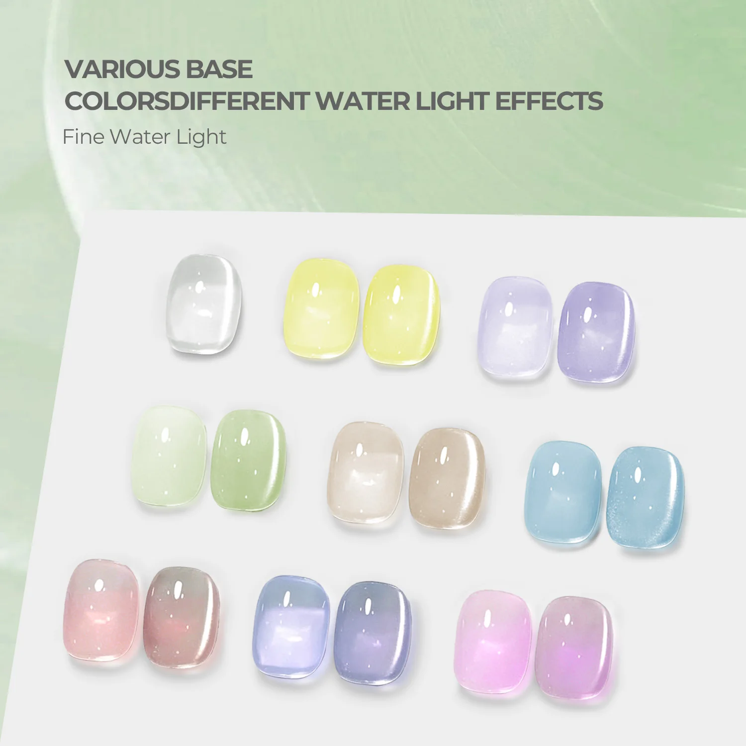 Nailpop 15ml Smalto Gel Effetto Occhio di Gatto, Base Trasparente per Nail Art Magnetica Fai-da-Te, Finitura UV/LED, 1/2 Pezzi - immagine 4