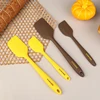 1 Pc Kitchen Silicone Cream Butter Cake Spatula Scraper Cake Cream Scraper Nonstick Butter Spatula Mixer DIY Cake Baking Tools 2