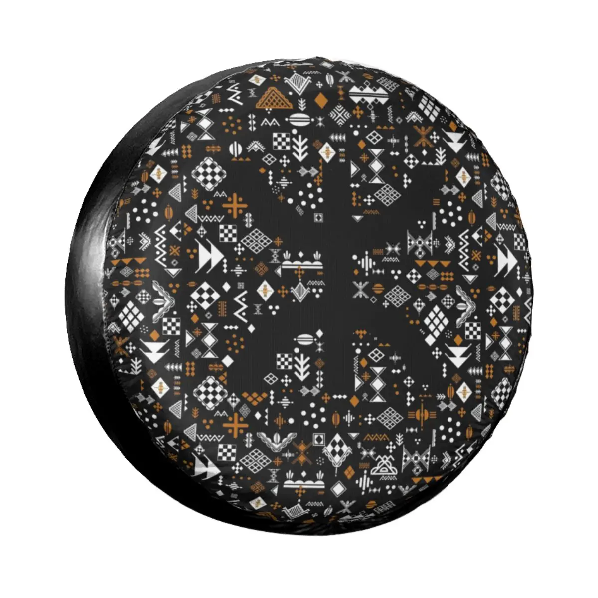 

Чехол для запасной шины Kabyle, чехол с рисунком в виде керамики для Jeep Pajero, аксессуары для автомобильных аксессуаров, 14 "15" 16 "17"