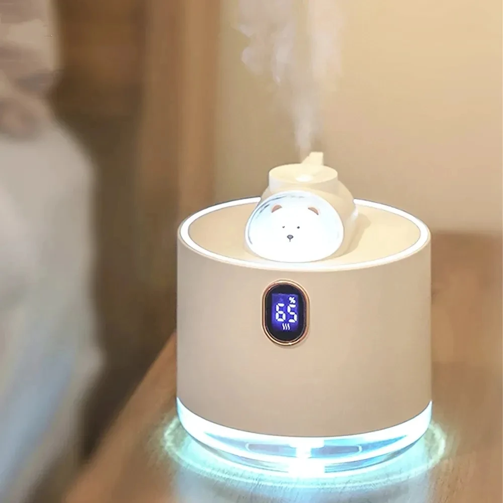 

Xiaomi 500ML Air Humidifier 2000mAh Chargeable Mist Maker Fogger LED Light Humidificador for Home Ultrasonic Aroma Diffuser