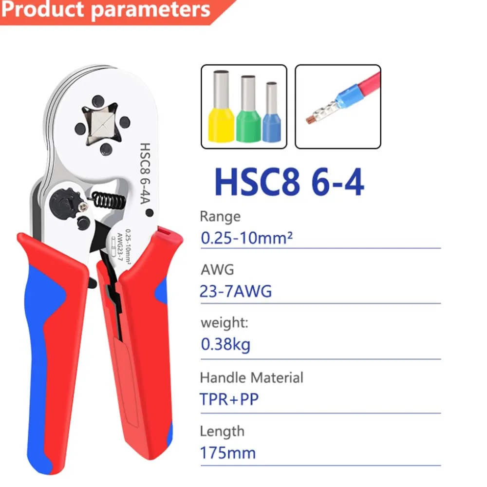 1500pcs Wire Ferrules Terminals Kit with Crimping Pliers