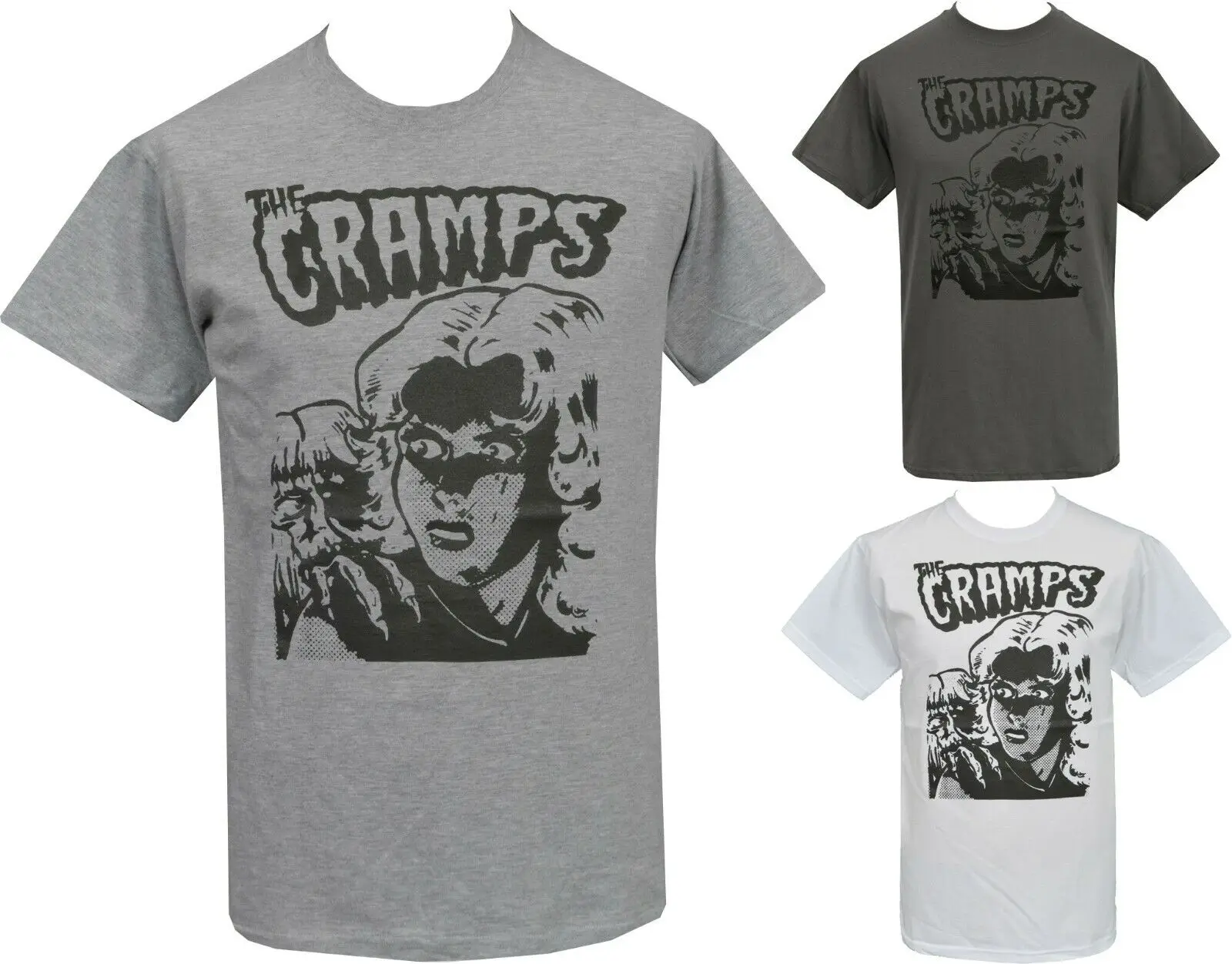 The Crystals T-Shirt Da Uomo Psichobilly B-Movie Horror Punk Poison Ivy Lux S-5Xl