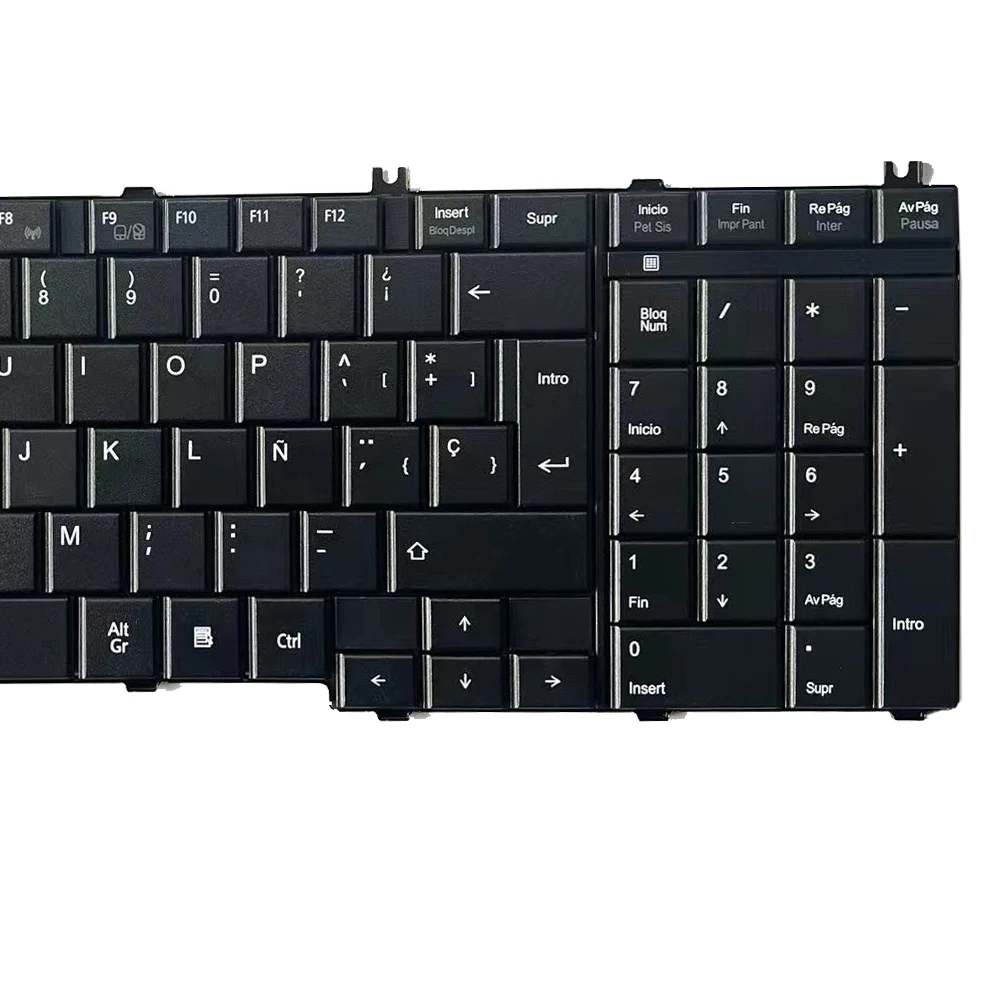 Teclado Latino Espanhol para Toshiba Satellite L755 L760 L770d L775 sp la Preto Novo - Imagem 2