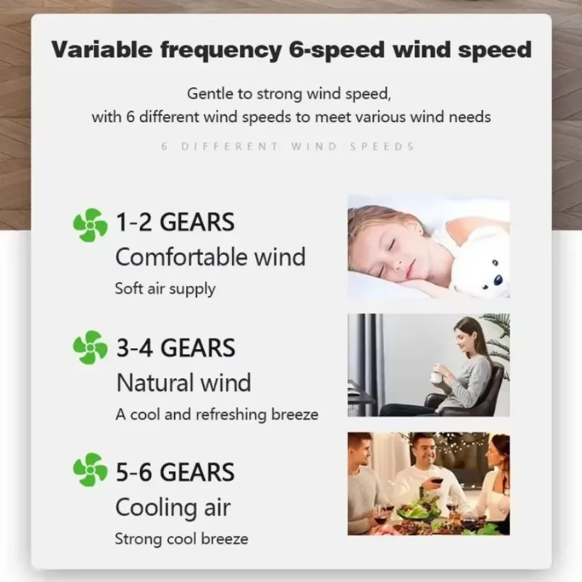 New Invisible Bladeless Ceiling Fan With LED Light 6-speed Remote Control Home Fans Bedroom Living Room Decor Lighting