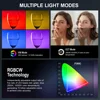 Sutefoto P160 RGB Bi-Color LED Video Light CRI96 TLCI 97 2800K-10000K CCT Adjustable with White/RGB Mode Continuous Lighting 3