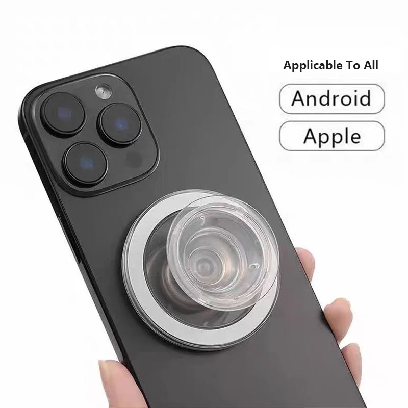 Magnetic Folding Phone Grip Ring and Stand Holder