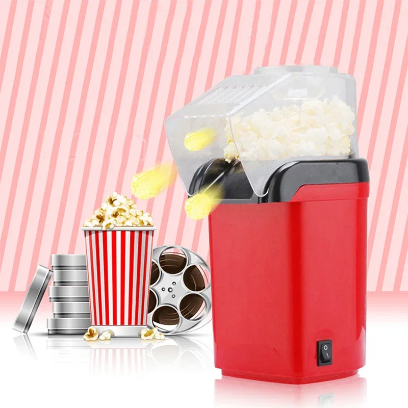 Description Picture 4 of item110V/220V Popcorn Machine Household Healthy Hot Air Oil Free Corn Popcorn Maker For Kitchen Kids Home-made Popcorn Movie Snack