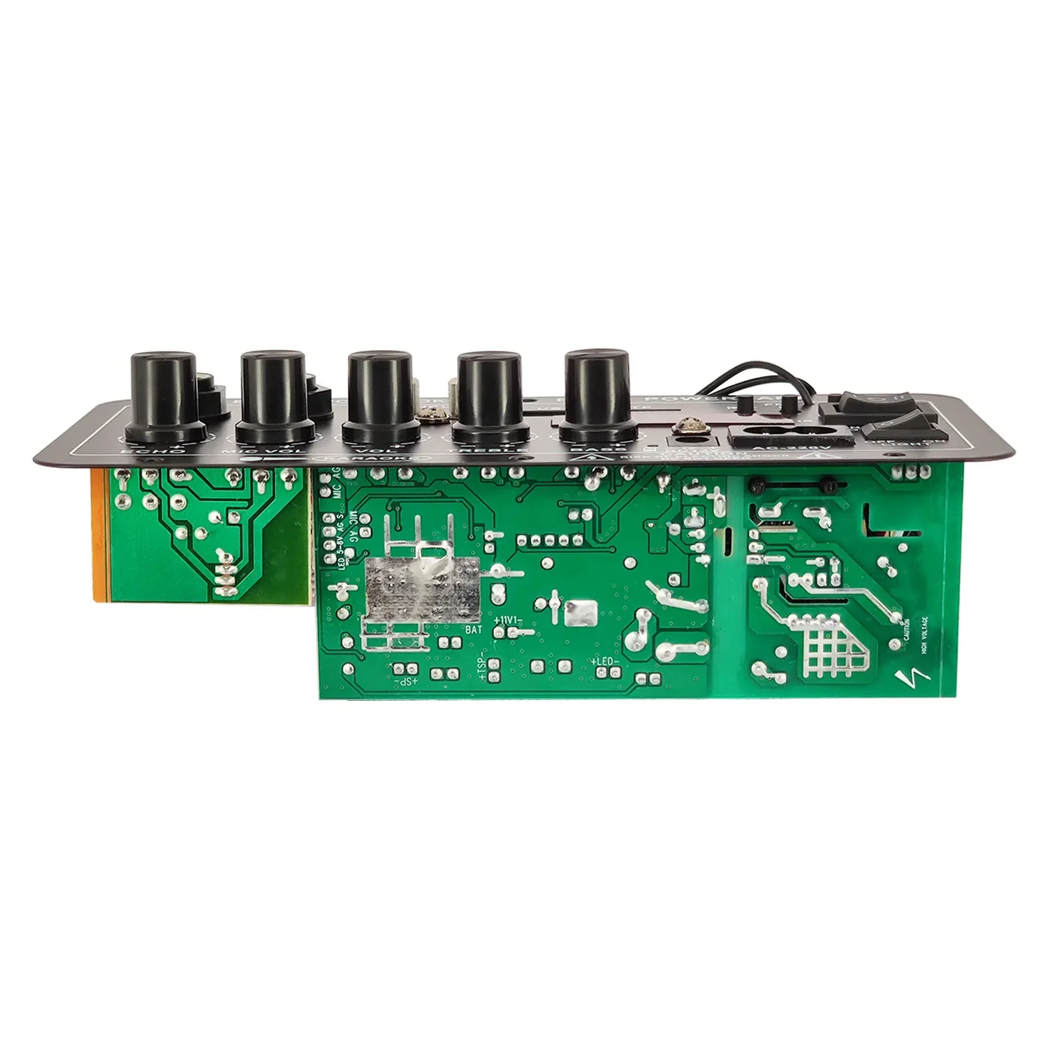 30W-120W Digital Bluetooth Amplifier Board D10C Subwoofer Dual Microphone Amp Sp