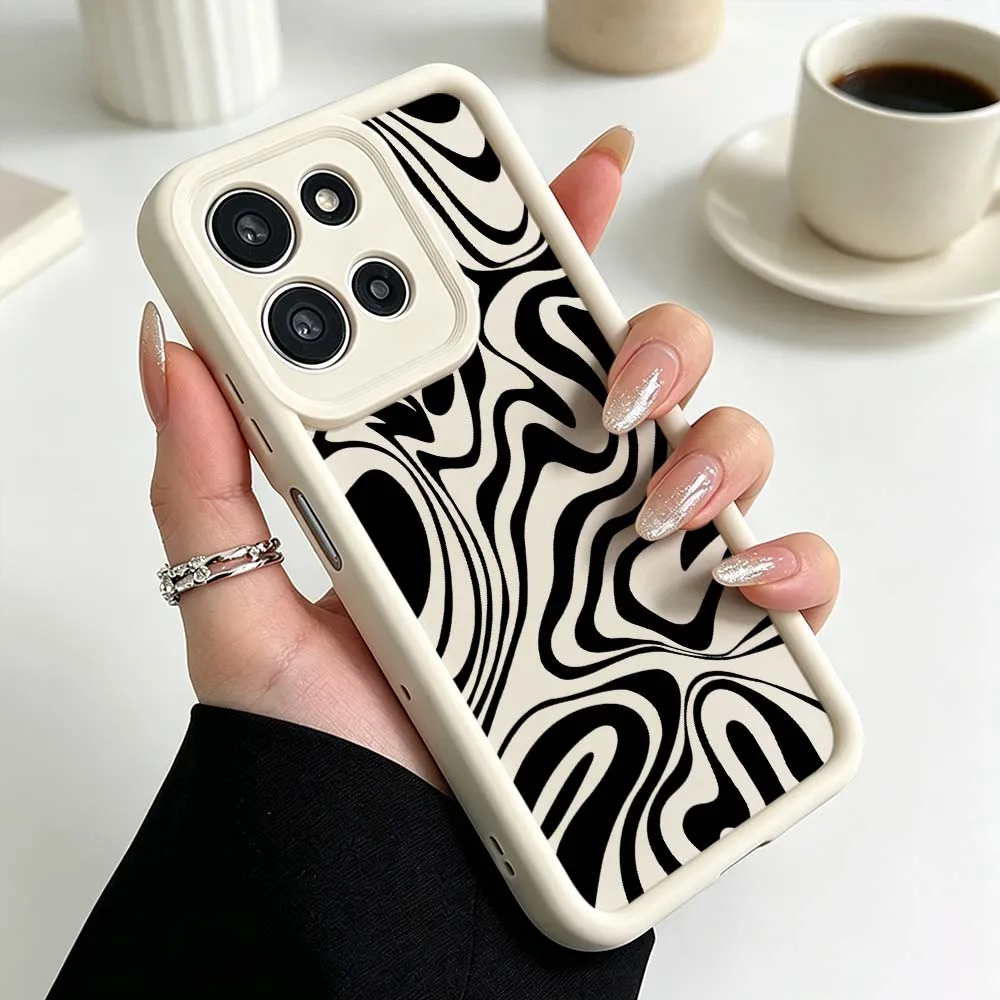 Black Wave Art Cover | Fusion Eye Ladder Phone Case
