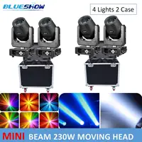 4pcs Mini Beam 7r 230W 7R Moving Head Light with Flightcase 230w Beam 7r Sharpy Beam 230 Stage Light Clay Paky 230W 7R 1