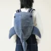 Women Cute Shark Backpack Lightweight Large Capacity Animal Travel Daypack Bookbag for School Travel Outdoor 5