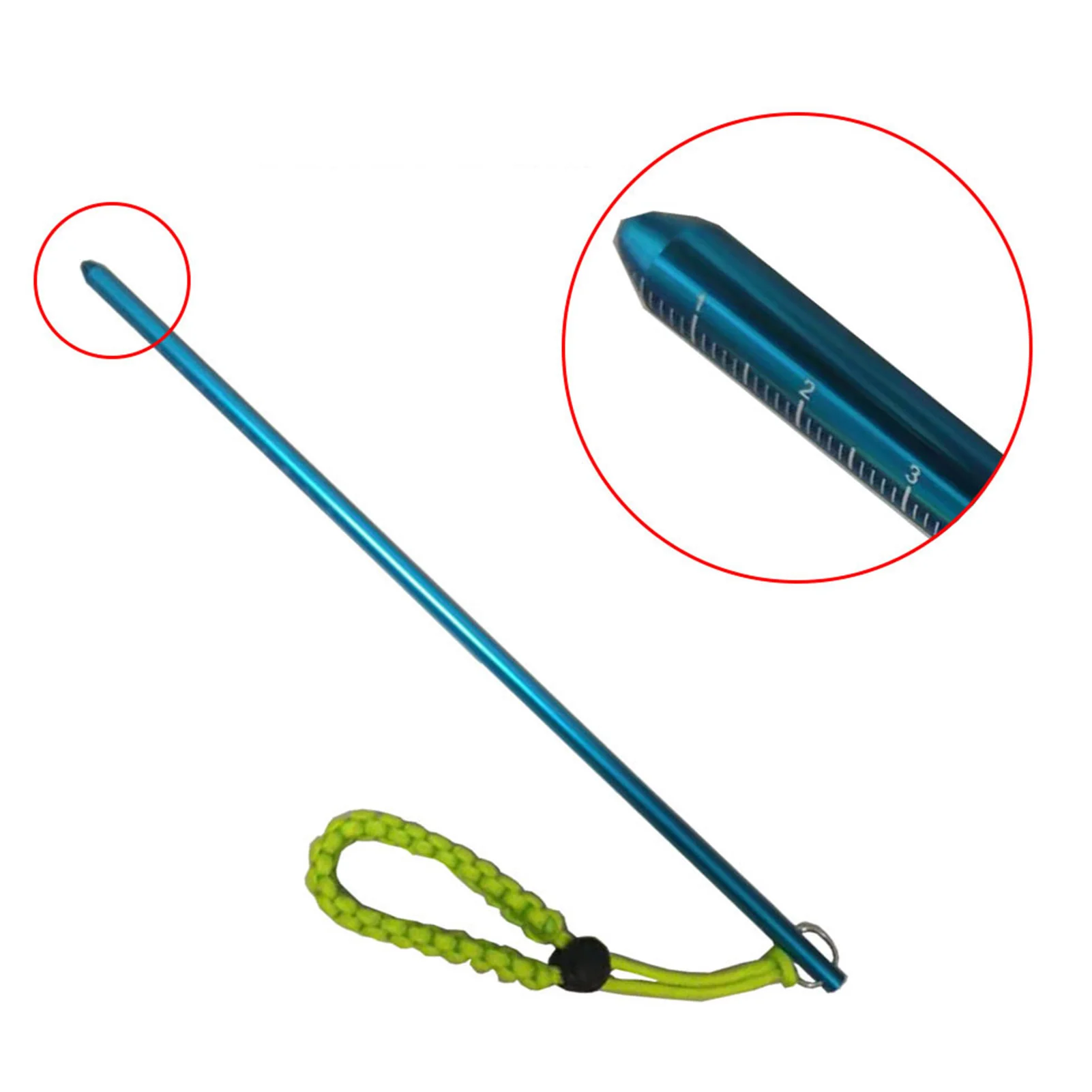 1 Pc Diving Pole Strong Aluminum Alloy Multi-color Tinker Stick Probe With  Anti-lost Nylon Hand Strap Diving Sports Accessories