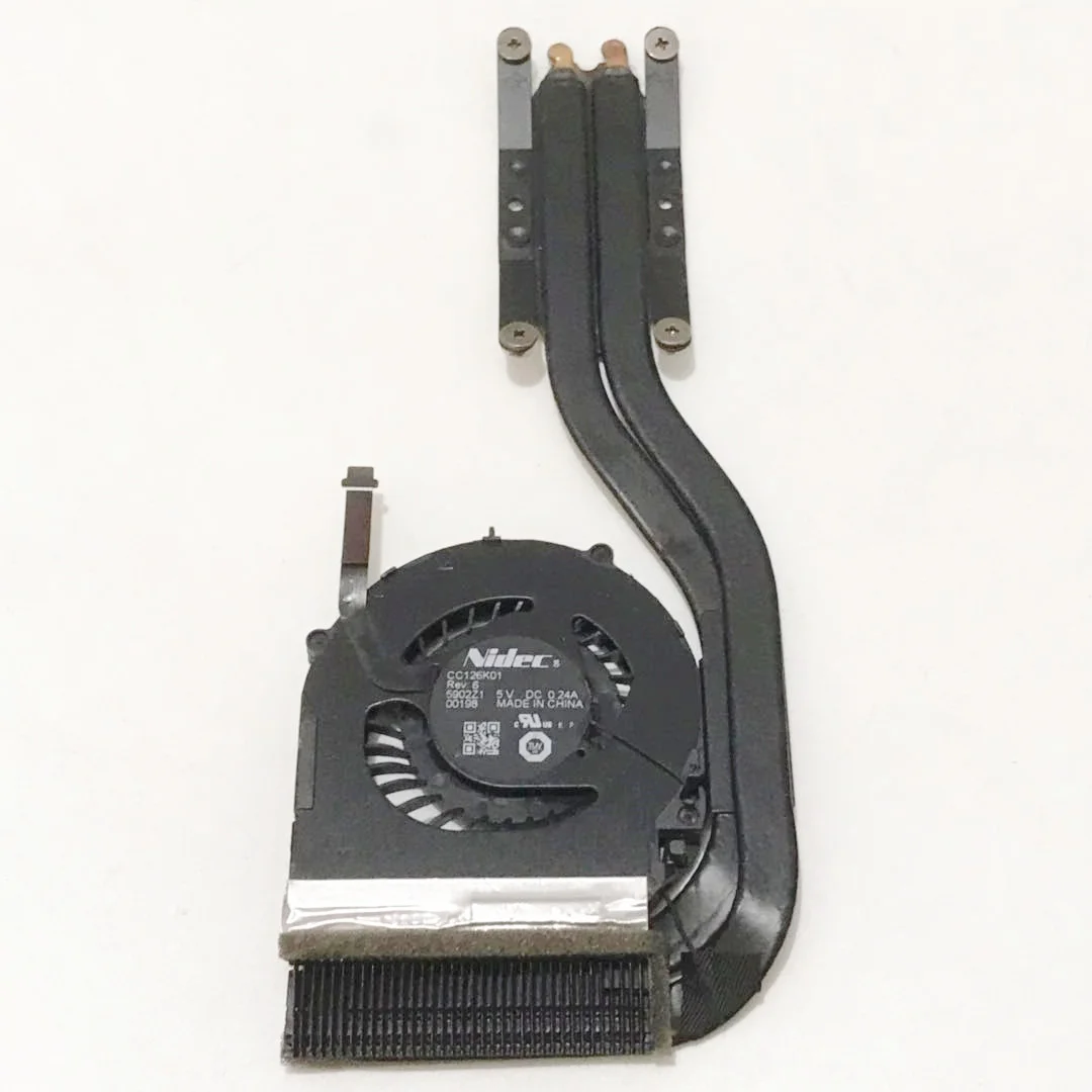 Nidec 04×3829 Cc126k01 Thinkpad x1 dc 5v 0.24a Ventilador de Refrigeração do Dissipador de Calor de Fios