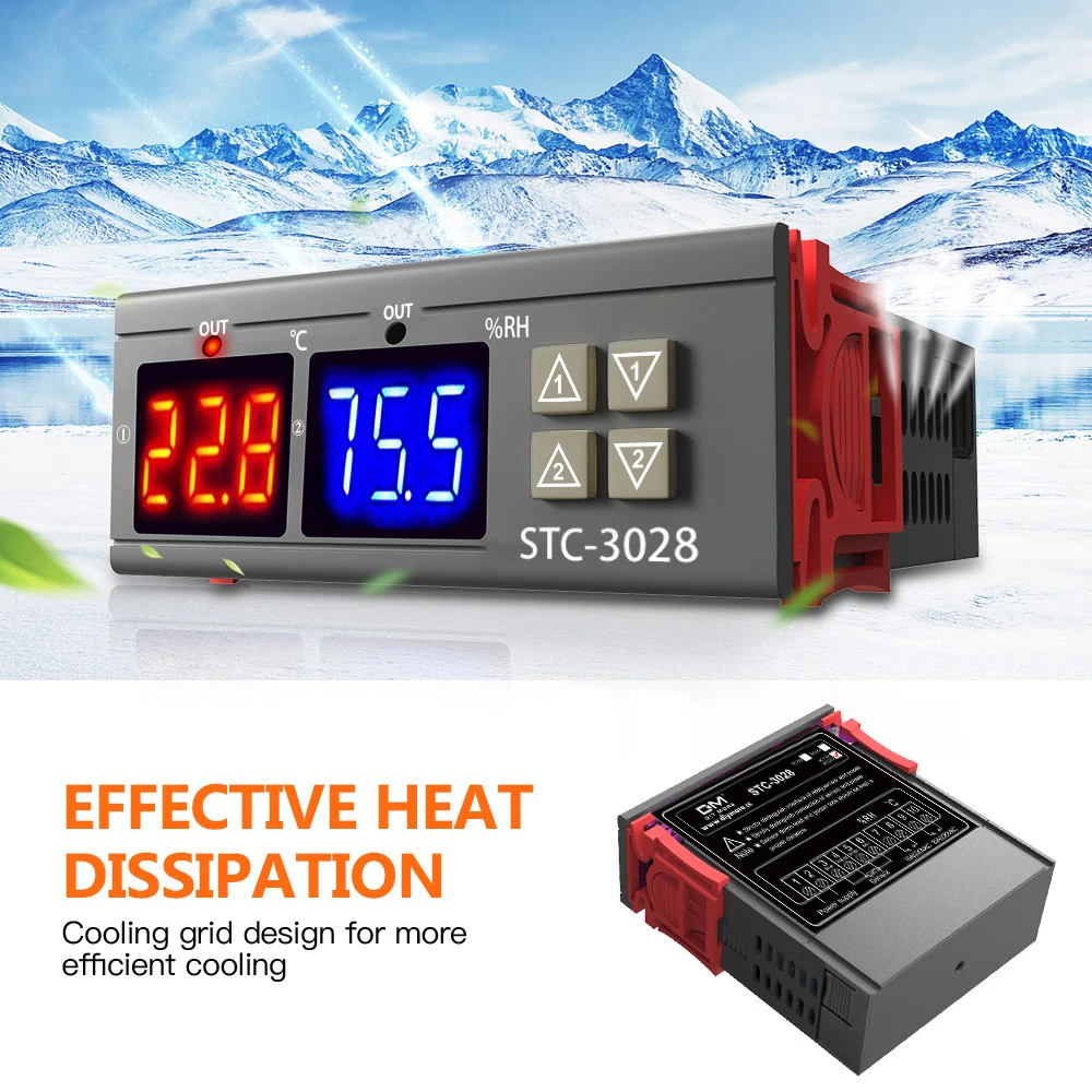 STC1000300830183028SHT2000TemperatureandHumidityController