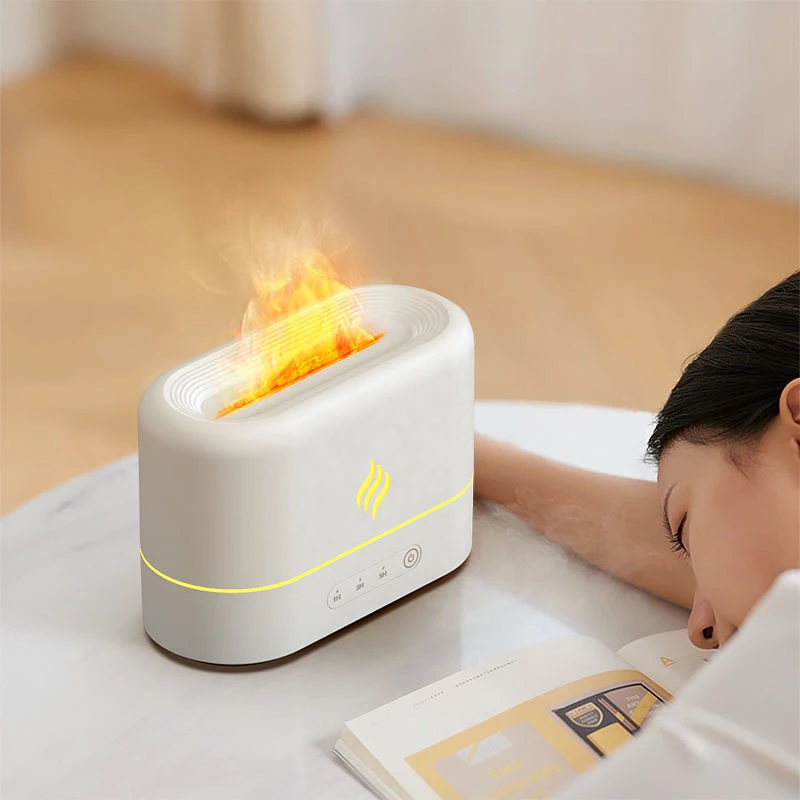 Mini Portable Ultrasonic Air Humidifier Essential Oil Electric Scent Diffuser For Home Car With Led Night Lamp Diffuser