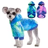 Tie Dye Dog Clothes Hoodie Pet Winter Coat Dog Sweaters with Hat Puppy Sweatshirts for Small Medium Large Dogs Boy Girl Shirt 1