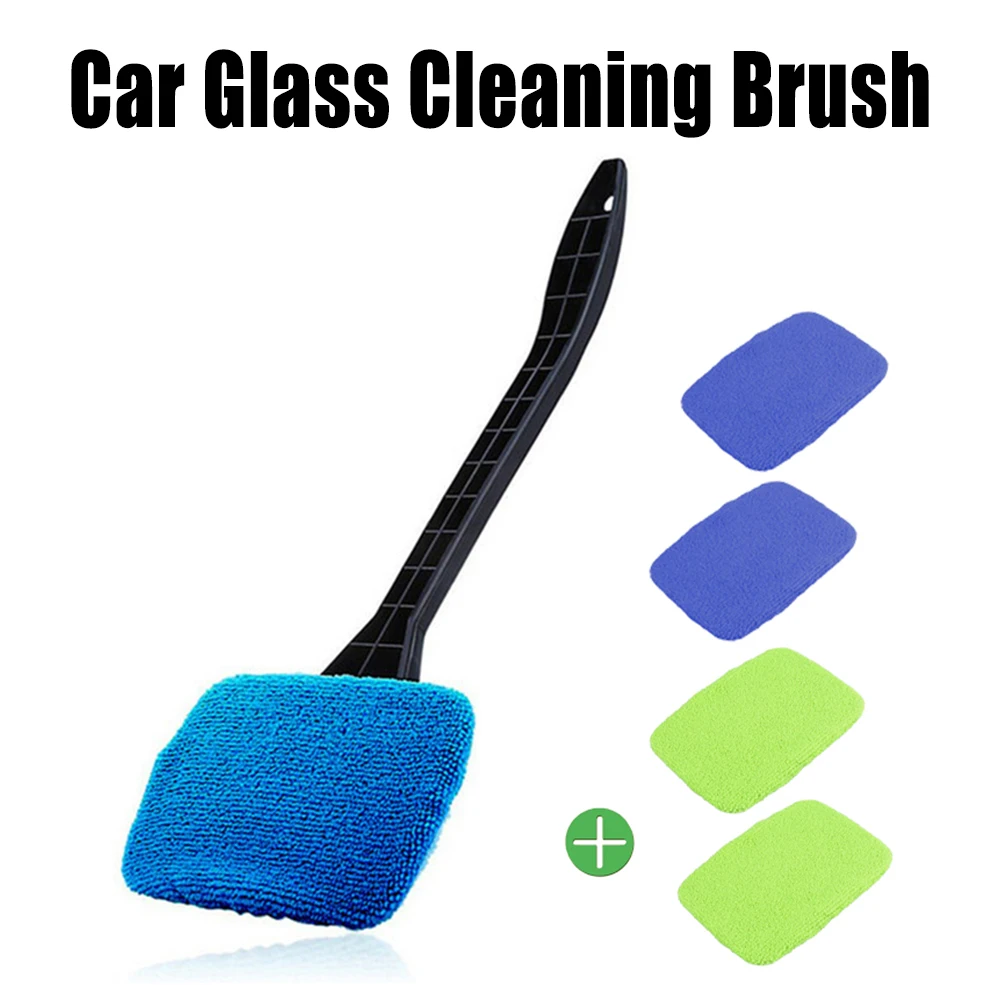 CarWindowCleanerBrushKitwithLongHandleWindshieldWiper