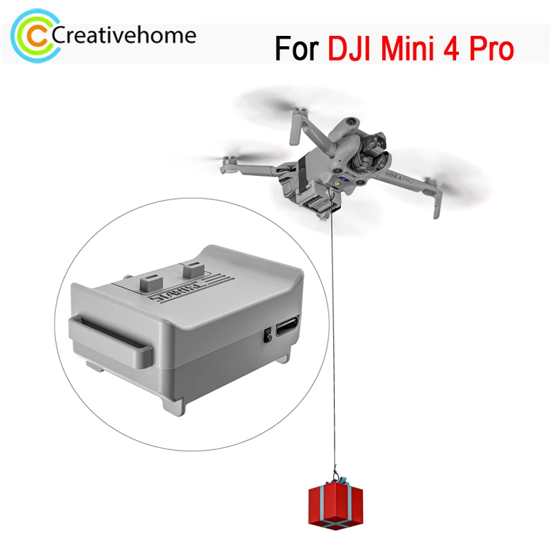 STARTRC Magnetic Air-Dropping System For DJI Mini 4 Pro Drone Thrower  Parabolic Bracket with 80mAh Battery - AliExpress