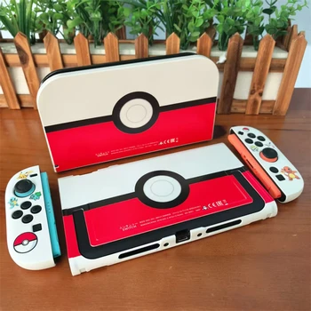 Protective Case for Switch 2 (2025),Anime Pokemon Hard PC+TPU Cover Protector, TV Dock Station Base Case for Nintendo Switch 2 1