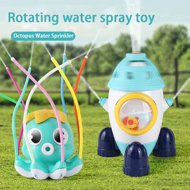 Outdoor Water Sprinkler Baby Toys Cartoon Octopus Sprinkler