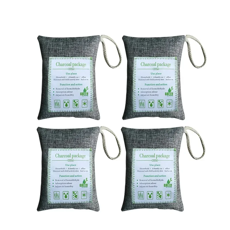 Bamboo Charcoal Air Purifier 250g Activated Carbon Bag Formaldehyde Removal