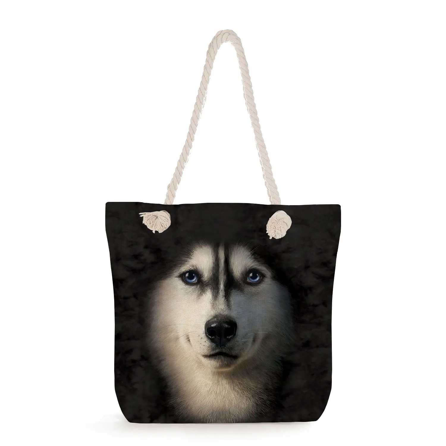 Borsa Tote In Rete Nylon Per Spiaggia, Extra Large 35x39x17 Cm, Con Tasca Con Cerniera, Pieghevole, Per Shopping E Picnic