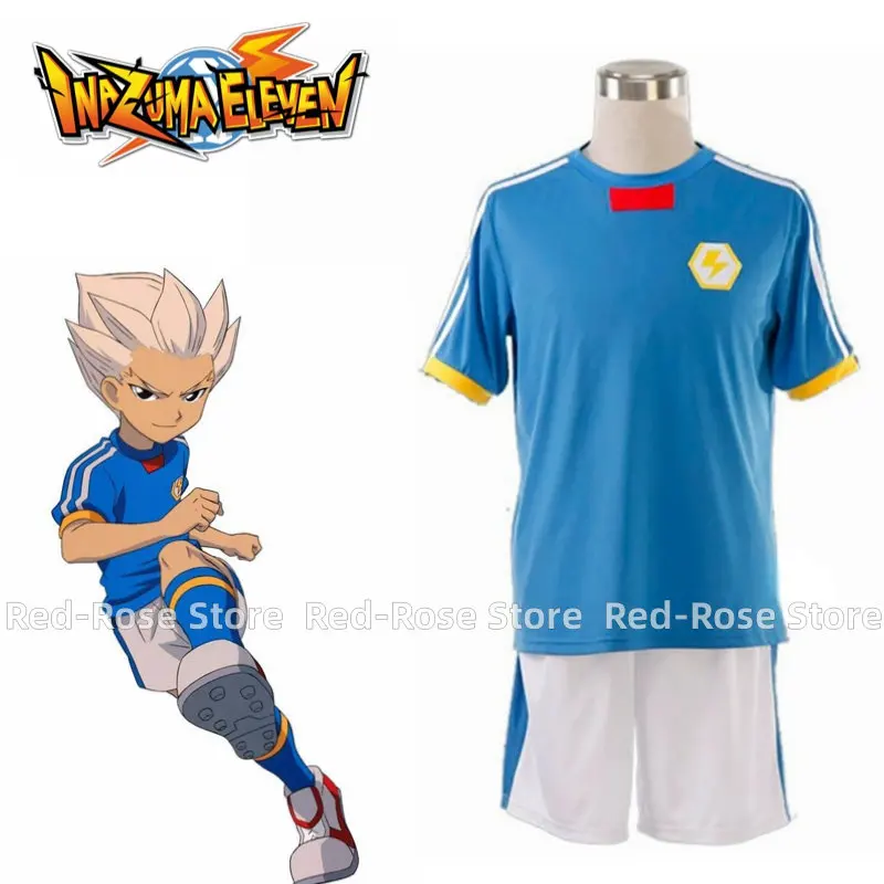 Anime Inazuma Eleven Gouenji Shuuya Giappone Qualsiasi Dimensione Vendita Calda Costumi Cosplay Blu Di Halloween