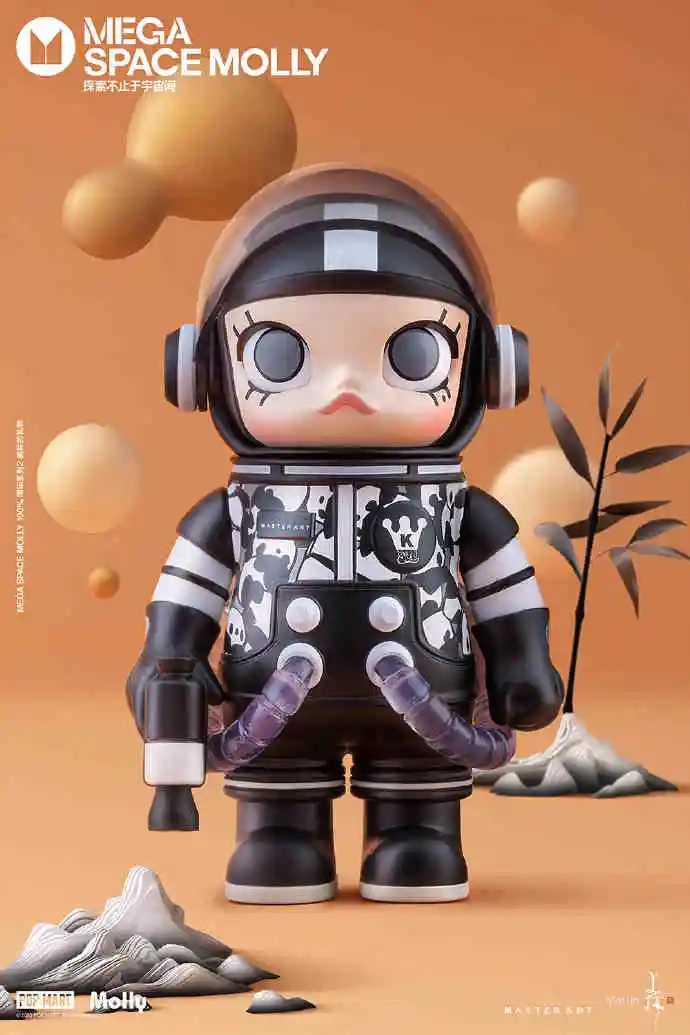 thumbnail image 1 of Official Genuine Spot Goods Pop Mart Mega Collection Series 100% Molly V1 V2 V3 Blind Box Popmart Toy For Kids Christmas Gift, 1 of 5