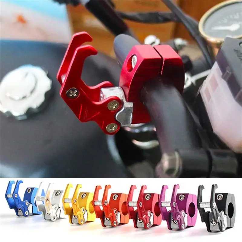Motorcycle Handlebar Storage Hook Scooter Luggage Bag Hanger Helmet