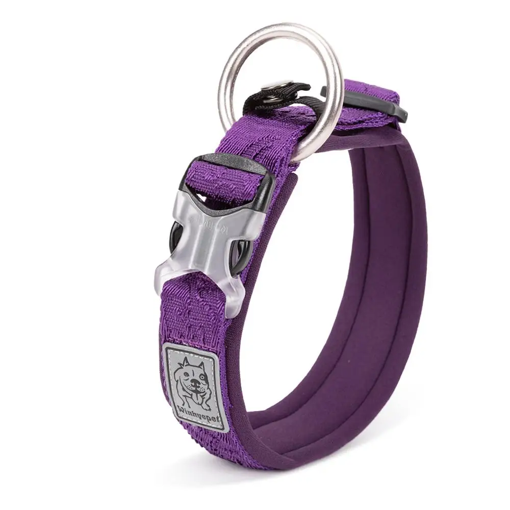 TRUELOVE Adjustable Padded Pet Dog Collar Comfort Ventilation Pull-resistant Explosion proof Personalized Printing YC1853