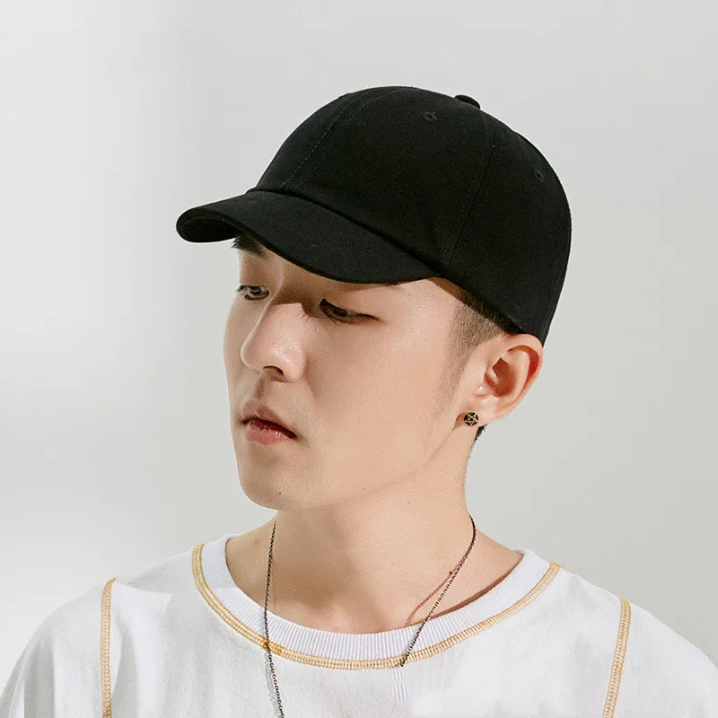 2023 Men's and Women's Short Brim Baseball Cap Outdoor Sun Protection Sun Hat Street Hip Hop Cap Peaked Cap Sun Hat 2
