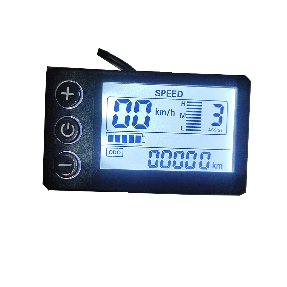 E-bike Electric Scooter Brushless Controller S866 LCD Display 24V 36V 48V 350W 250W MAX20A