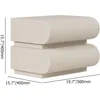 Smart Nightstand Modern White Leather Nightstands with Wireless Charger Bedside Table with 2 Drawers for Bedrooms 6