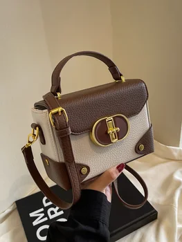 Luxury Designer Box Square Crossbody Bag For Women 2023 New Brand Red Black Tote Bag Fashion Gails Mini Handbag - Image 4