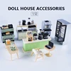 1:12 Dollhouse Miniature Juicer Coffee Machine Kitchen Supplies Miniature Scene Model Coffee and Milk Tea Shop Decor Accessories 1