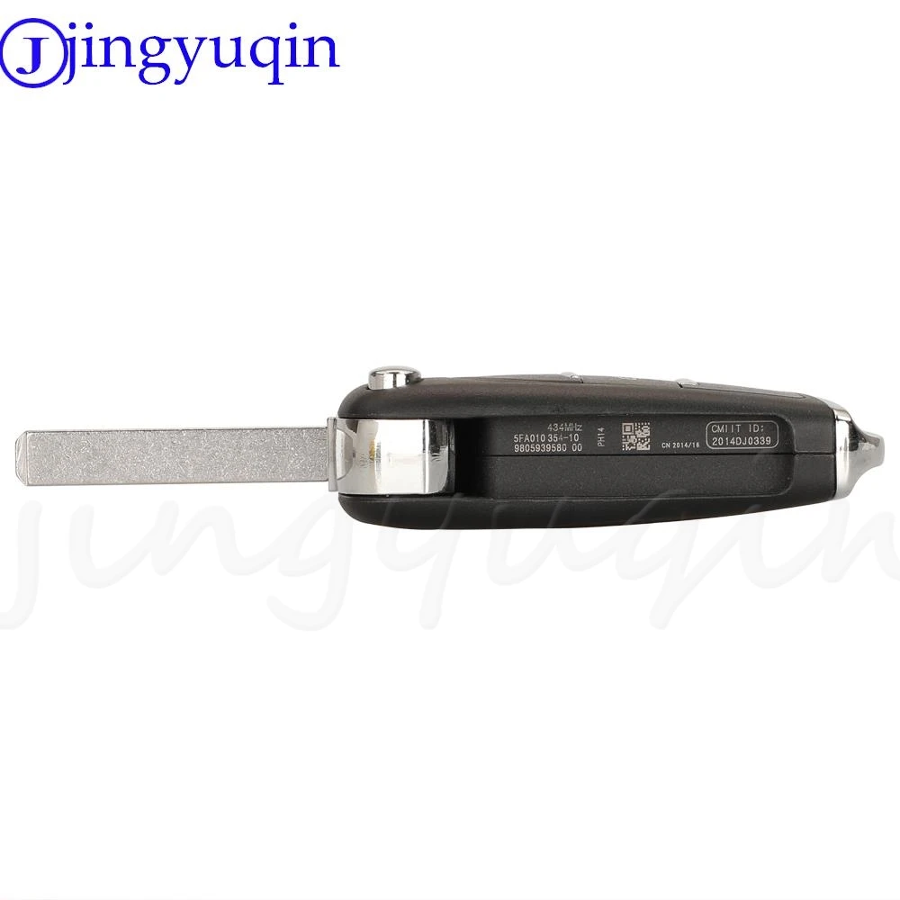 jingyuqin CE0523 Modified Flip Car Key Shell For Peugeot 207 308 307 407 607 807 For Citroen C2 C3 C4 C5 C6 XSARA PICASSO Blade