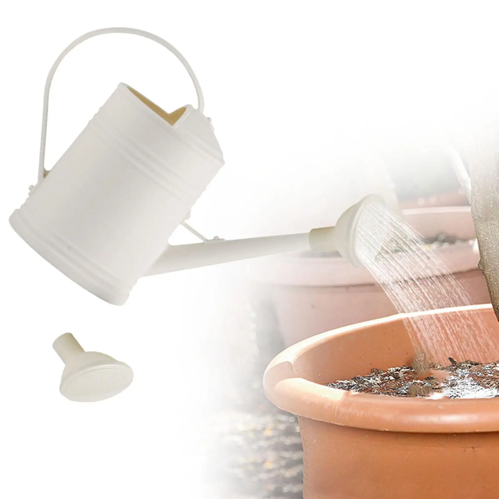 Watering Can Accessories Portable with Detachable Spout Vintage Design