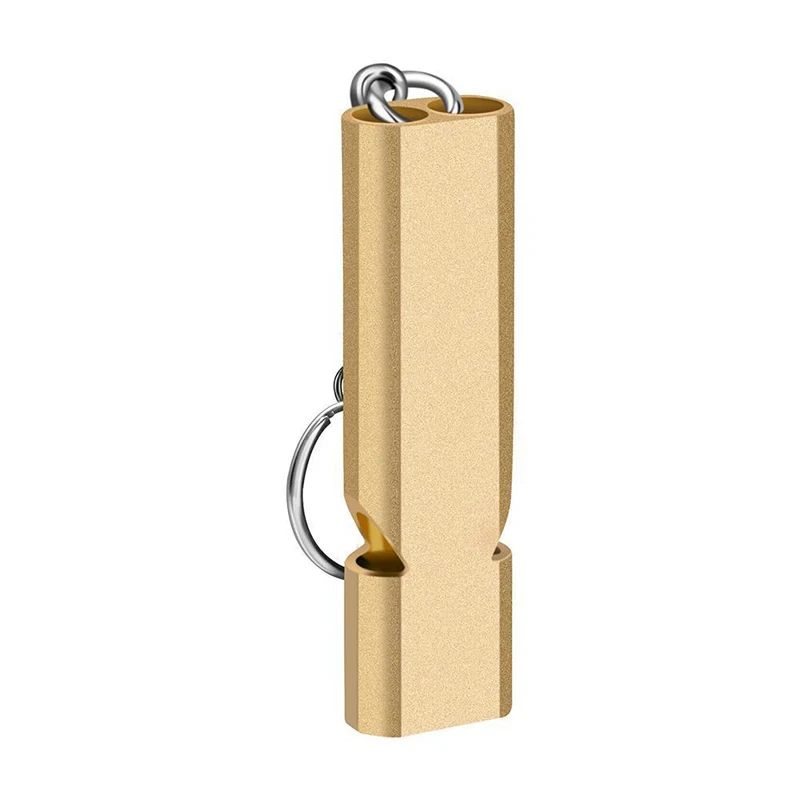 Pet Dog Training Whistle Aluminum Two-tone Training Whistle Cats Birds Tool Recall Barking Control Survival dog whistle